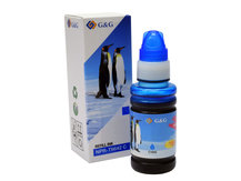 G&G Compatible Ink Bottle (CYAN) for EPSON EcoTank Printers
